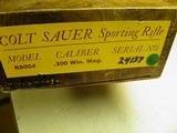 COLT SAUER SPORTING RIFLE CAL: 300 WIN. MAG 100% NEW AND UNFIRED IN FACTORY BOX! - 14 of 14