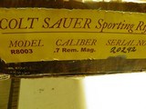 COLT SAUER SPORTING RIFLE CAL: 7MM REM MAG.NICE FIGURED WOOD NEW IN FACTORY BOX! - 14 of 14
