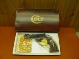 COLT DIAMONDBACK
22LR. 4" BRIGHT BLUE 100% NEW AND UNFIRED IN FACTORY BOX MATCHING NUMBERS! - 1 of 11