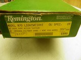 REMINGTON MODEL 870
20 GA. DUCKS UNLIMITED 100% NEW AND UNFIRED IN FACTORY BOX!! - 12 of 12