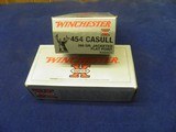 WINCHESTER 454 CASULL AMMO - 1 of 1