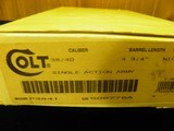 COLT SINGLE ACTION ARNY- 3RD GEN
RARE CAL: 38-40 NEW IN BOX! - 2 of 9