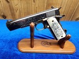 COLT 1911 CUSTOM SHOP LIMITTED TALO MEXICAN HERITAGE ENGRAVED! - 2 of 7
