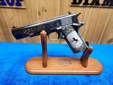 COLT 1911 CUSTOM SHOP LIMITTED TALO AZTEC EMPIRE ENGRAVED! - 2 of 6