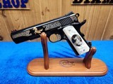 COLT 1911 CUSTOM SHOP LIMITTED EL POTRO RAMPANTE BEAUTIFULLY ENGRAVED! - 2 of 6