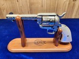 COLT CUSTOM SHOP SINGLE ACTION ARMY 45 LC GORGEOUS WESTERN MOTIFS ENGRAVING - 2 of 9