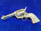 COLT CUSTOM SHOP SINGLE ACTION ARMY 45 LC GORGEOUS WESTERN MOTIFS ENGRAVING - 8 of 9