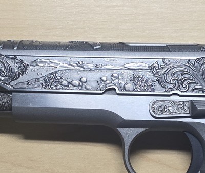 Colt 1911 Custom Engraved D-Day Commemorative Unfired - Image 3 of 11