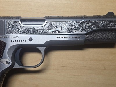 Colt 1911 Custom Engraved D-Day Commemorative Unfired - Image 4 of 11