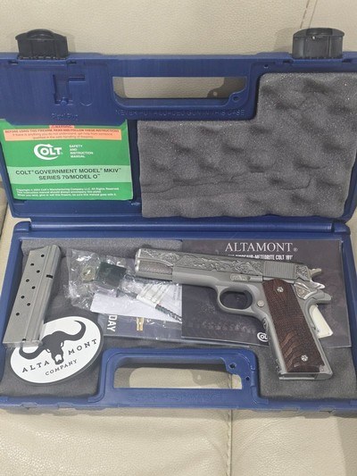 Colt 1911 Custom Engraved D-Day Commemorative Unfired - Image 11 of 11