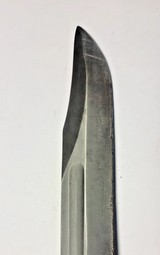 USMC Kabar Fighting Combat Knife with Leather Sheath Olean NY Vintage - 4 of 12