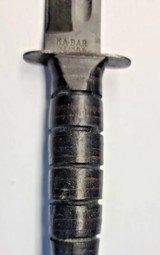 USMC Kabar Fighting Combat Knife with Leather Sheath Olean NY Vintage - 7 of 12