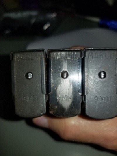 Original Marlin Camp 9 magazines with orange follower - 20 round - Image 4 of 5