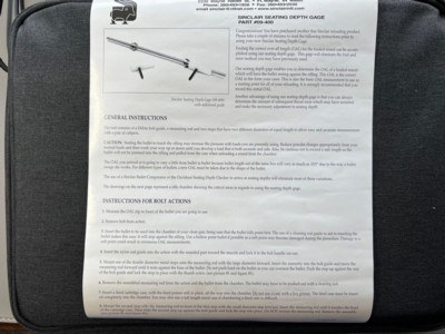 LIKE NEW SINCLAIR SEATING DEPTH GUAGE # 09-400 - Image 2 of 4