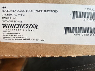 Winchester Renegade Long Range 300wsm - Image 9 of 10