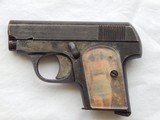 WW2 GI BRING BACK FRENCH SWEET HEART GRIP PISTOL Model 10 by UNIQUE 25 Caliber. - 2 of 13