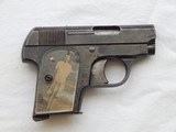 WW2 GI BRING BACK FRENCH SWEET HEART GRIP PISTOL Model 10 by UNIQUE 25 Caliber. - 1 of 13