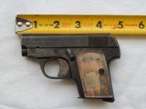 WW2 GI BRING BACK FRENCH SWEET HEART GRIP PISTOL Model 10 by UNIQUE 25 Caliber. - 5 of 13
