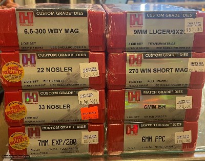 New Hornady Dies and mis. used dies