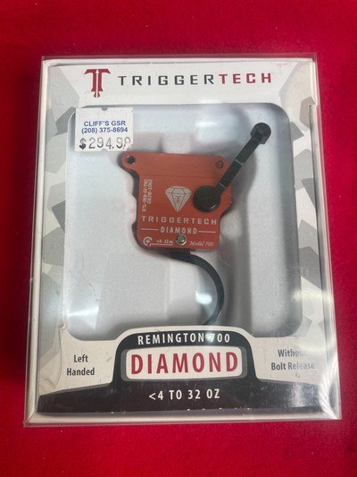 Triggertech Diamond Remington 700 clone Left handed without bolt release