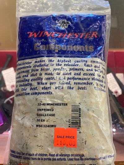 32-40 Dies and brass