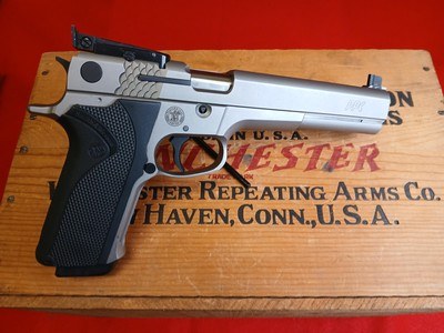 RARE S&W Performance center 5906 Police Pistol Combat (PPC) competitions6'' barrel 9mm - Image 2 of 7