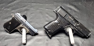2 for 1 Sale save on shipping/fees two guns for the price of one 25 ACP FIE Titan & .380 Lorcin L380 Cleaned and Tested