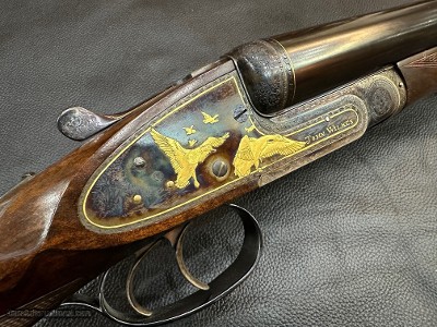 John Wilkes 12 boreK. Hunt style engravingssidelockejectors