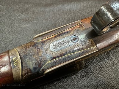 John Wilkes 12 bore - K. Hunt style engravings - sidelockejectors - Image 9 of 10