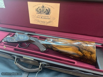 Charles Lancaster LondonBoss ActionOver and UnderSingle trigger2010M. Hunt Engraving