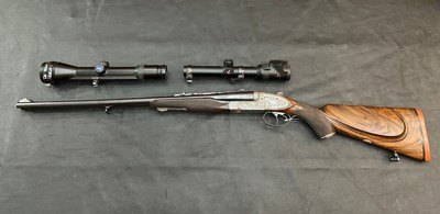 Double express FRANCOTTE - BIG FIVE - 375 HH Mag - Grifnée engraved - Image 12 of 12