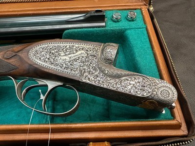 Double express FRANCOTTE - BIG FIVE - 375 HH Mag - Grifnée engraved - Image 4 of 12