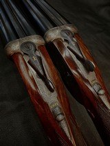 Exceptionnal 1965 Pair of Deluxe grade self Opening 16 gauge BOSS and CO shotguns - 8 of 11