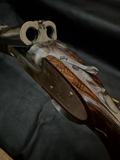 Impressive Double DUMOULIN 700 NE - Back action sidelocks ejectors - Ready to bespoke - Image 4 of 11