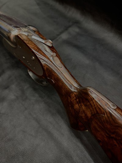 Impressive Double DUMOULIN 700 NE - Back action sidelocks ejectors - Ready to bespoke - Image 6 of 11