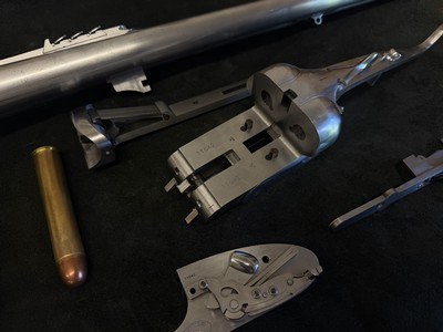 Impressive Double DUMOULIN 700 NE - Back action sidelocks ejectors - Ready to bespoke - Image 7 of 11