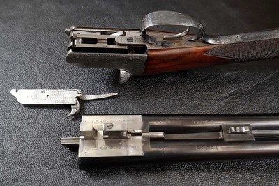 Westley Richard 1907 Droplock ejectors - single selective trigger - 12 gauge - Image 9 of 15