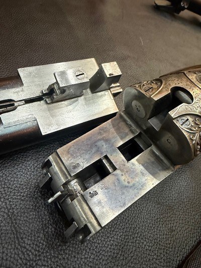 Exceptionnal double rifle from Westley Richard made in 1925 for the Maharaja of Alwar - Image 12 of 14
