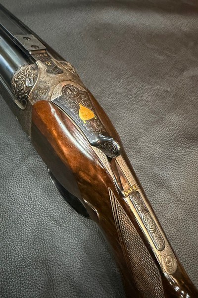 Exceptionnal double rifle from Westley Richard made in 1925 for the Maharaja of Alwar - Image 4 of 14