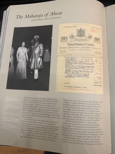 Exceptionnal double rifle from Westley Richard made in 1925 for the Maharaja of Alwar - Image 14 of 14