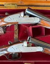 HOLLAND AND HOLLAND, 1900's Royal sielocks ejectors, 20 Gauge compsed Pair. - Image 11 of 15