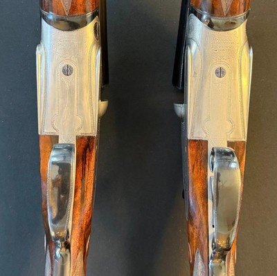 HOLLAND AND HOLLAND, 1900's Royal sielocks ejectors, 20 Gauge compsed Pair. - Image 13 of 15