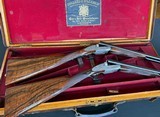 HOLLAND AND HOLLAND, 1900's Royal sielocks ejectors, 20 Gauge compsed Pair. - Image 10 of 15