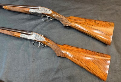 Exceptional pair of Holland & Holland shotguns, 20 gauge, Royal De Luxe, 1998 - Image 6 of 10