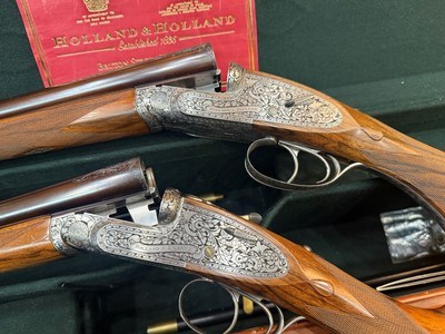 Exceptional pair of Holland & Holland shotguns, 20 gauge, Royal De Luxe, 1998 - Image 1 of 10