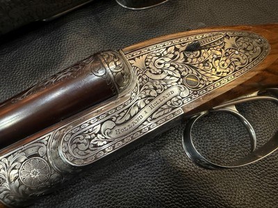 Exceptional pair of Holland & Holland shotguns, 20 gauge, Royal De Luxe, 1998 - Image 8 of 10