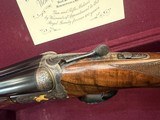 Exceptionnal Westley Richard, 12 gauge, Single trigger, Special Woodcock, A. Brown engravings, 1988 - Image 4 of 7