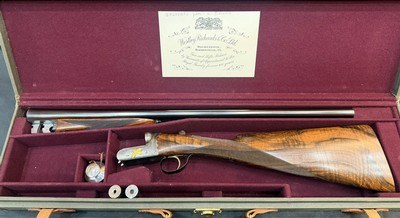 Exceptionnal Westley Richard, 12 gauge, Single trigger, Special Woodcock, A. Brown engravings, 1988 - Image 1 of 7