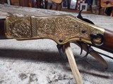 Navy Arms Model 66 Trapper Carbine Factory Hand Engraved 44-40 - 12 of 15