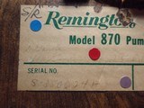 Remington 870 D Grade 410 in Original Box - 2 of 20